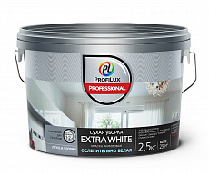 ProfiluxProfessional краска EXTRA WHITE СУХАЯ УБОРКА акриловая,  2,5кг