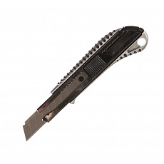 БИБЕР 50116 Нож технический усиленный 18мм металлический корпус