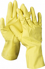 Перчатки DEXX перчатки  латексные хозяйственно-бытовые, размер L.