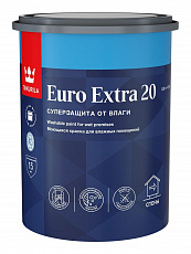 ТИККУРИЛА краска ЕВРО EXTRA 20 С д/влаж.помещений п/мат 0,9 л (6шт/уп)